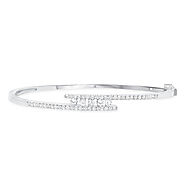 Diamond Bangle with a Twist | 3 Colors | Sabrina