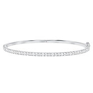 Dainty Diamond Bangle | 3 Colors | Sabrina