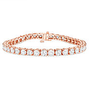 Sparkling Diamond Tennis Bracelet in 3 Colors | Sabrina