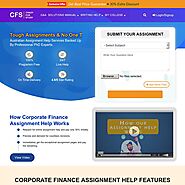Corporate Finance Assignment Help | Crazyforstudy.com