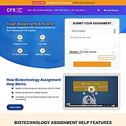 Biotechnology Assignment Help Australia | Crazyforstudy
