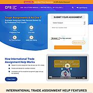 International Trade Assignment Help Online @ Crazyforstudy.com