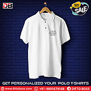 Get Personalized Polo T-Shirts. Explore the online collection of Polo T-Shirts on best prices at Ditto Boss. Select f...