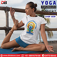 Get Personalized Your Personalized yoga t-shirts for Group/Individual Starting Rs.45/- Only ------------ Ditto Boss m...