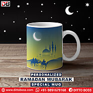 Personalized Ramadan Mubarak Special mug. we bring you the best gifts for every occasion and for this Ramadan Mubarak...