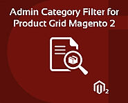 Admin Product Grid Category Filter For Magento 2 Extension