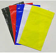 High Clarity Colored Slider Zipper Bags | GBE Packaging