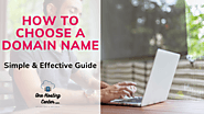How To Choose A Domain Name - Simple Guide - One Hosting Center