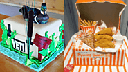 These 22 Groom's Cakes Cover Every Hobby for Wedding Inspiration
