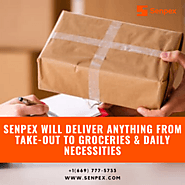 Senpex will deliver anything from take-out to groceries & daily necessities.