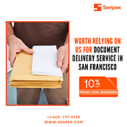 Worth Relying On Us For Document Delivery Service In San Francisco