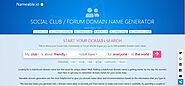Social Club Domain Name Generator - Nameable