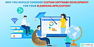How Custom Software Development is best for your eLearning Application?