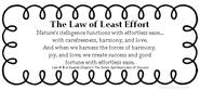 The Law of Least Effort