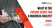 What is the Future Scope for a Business Analyst? | H2kinfosys Blog