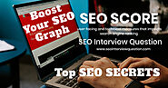 SEO Score | Search Engine Ranking | SEO Interview Question