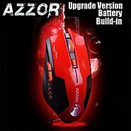 AZZOR Rechargeable 2400 DPI 2.4G Wireless Mouse | Shop For Gamers