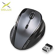 Delux M620GX 2400 DPI Ergonomic Wireless Mouse | Shop For Gamers