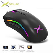 Delux M625 RGB 12000 DPI Backlight Gaming Mouse | Shop For Gamers