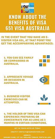 Know About The Benefits of Visa 651 Visa Australia