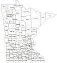 County Health Rankings: Health Outcomes in Minnesota (MAP)
