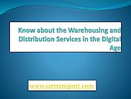 Warehouse and distribution in digital age by SAR