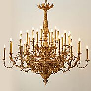 brass chandelier traditional