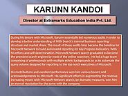 Karun Kandoi - Director of Extramarks Education India Pvt. Ltd.