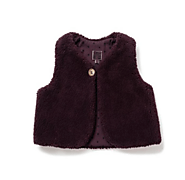 Shop Plum Pudding Color Gilet for Kids - Tinyapple