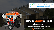 how to choose a right generator