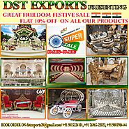 Exciting Great Freedom Festival offers! Flat 10% discount on Wedding Mandaps Stages & more | Shop Now