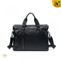 Black/Brown Leather Business Bag CW972880 - cwmalls.com