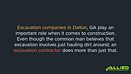 Excavation companies in Dalton, GA