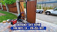 Emergency Gate Repair Van Nuys, CA - 818 253 4817 - OT Gates and Fence Repair