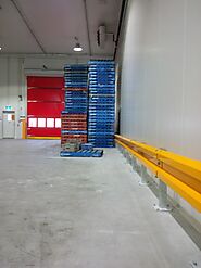 Wall Protection - Barrier Rail | Pedestrian Safety | Traffic Management | Safety Barriers | Forklift Safety | Concept...