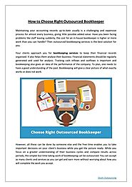 How to Choose Right Outsourced Bookkeeper?