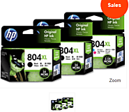 HP No 804XL (HP804XLBLKCOL3PK), including 2x black, 1x color ink cartridges