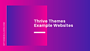 5 Websites Using Thrive Themes (Examples) - Best WordPress Theme Builders 2020