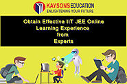 Obtain Effective IIT JEE Online Learning Experience from Experts