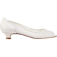 Low Heel Wedding Shoes – Freya Rose