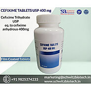 Cefixime Tablets Usp 400 Mg Manufacturer, Supplier, Exporter in Ahmedabad, India - Schwitz Biotech