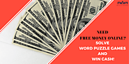 Need free money online? Solve word puzzle games and win cash