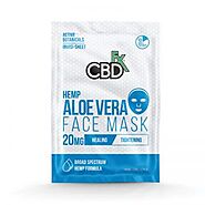 CBDFX Aloe Vera Face Mask 20mg