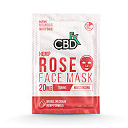 CBDFX Rose Face Mask 20mg