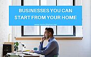 Ways to start small businesses from home with Low/No investment - Invincible Lion