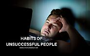 Habits of unsuccessful people - Invincible Lion