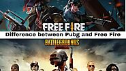PUBG vs Free Fire: Major Difference between PUBG and Free Fire
