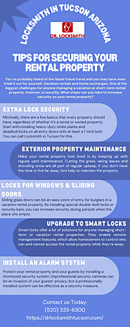 Tips for Securing Your Rental Property - Locksmith in Tucson
