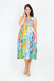 Bubble Midi Dress at Cotton Dayz