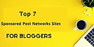 7 Top Sponsored Post Network Sites For Blogger - Bloggerwala